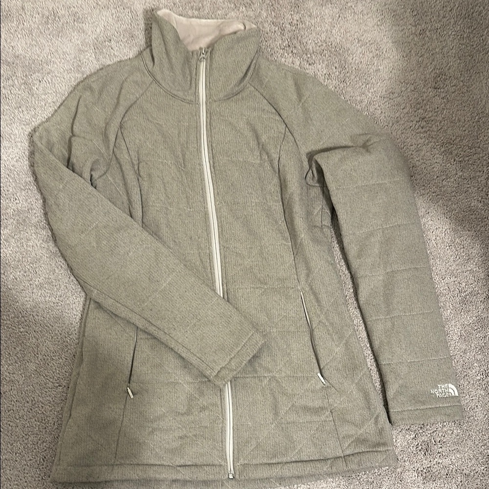 The North Face Beige Quilted Jacket